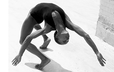 An Artistic Dancer performs a Dance Routine